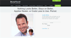 Desktop Screenshot of dermmatchindia.com
